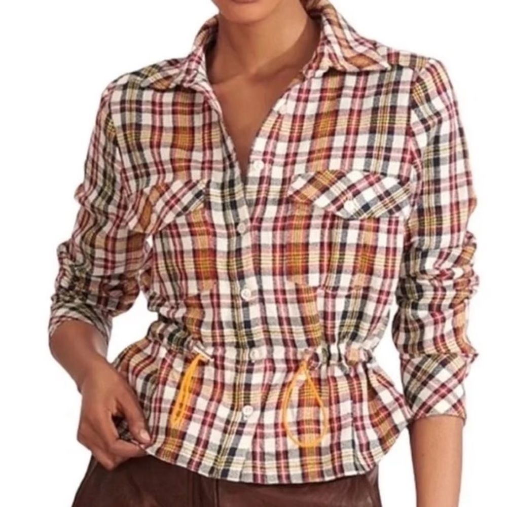 Veronica Beard Shania Cinched Shirt Jacket - Picture 1 of 11
